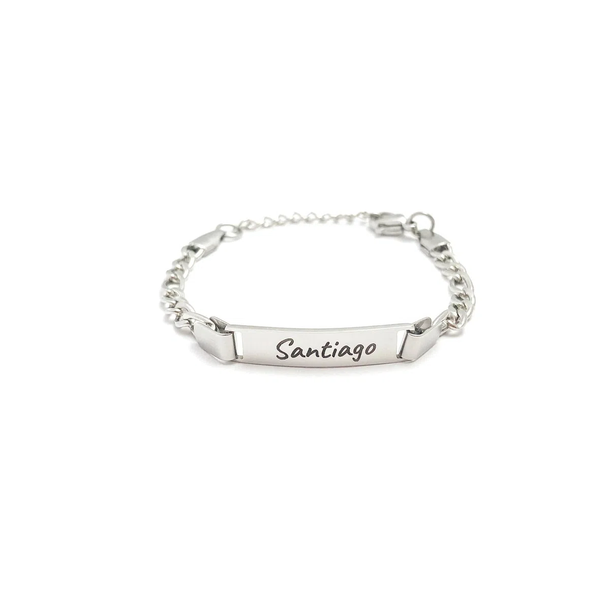 H'Helen Pulsera Personalizable de Acero o Dorado para mujer y hombre,niño y niña Regalo Día del Padre