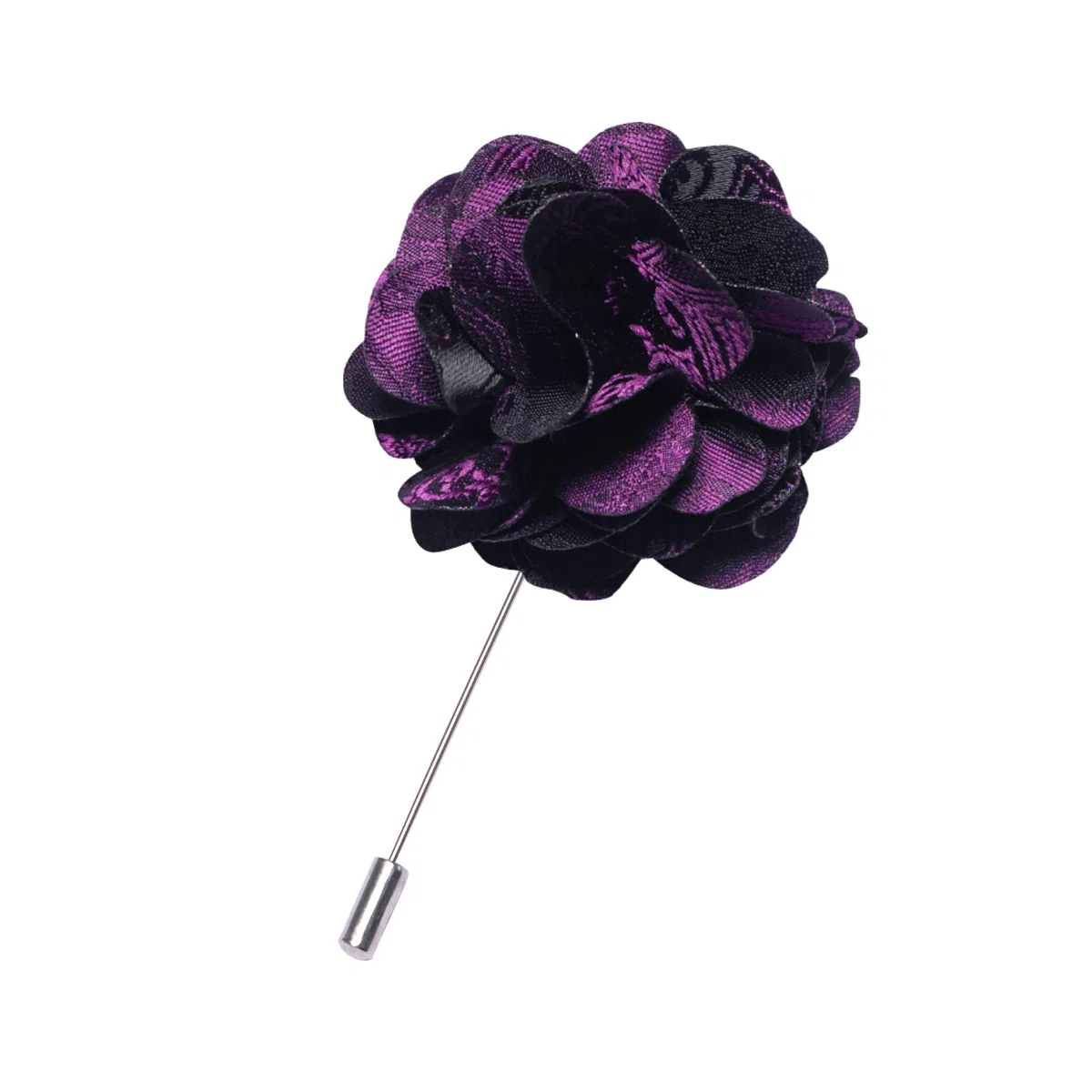 JEMYGINS Corbata de cachemira para hombre con pañuelo de bolsillo, clip de corbata, broche de flores y gemelos