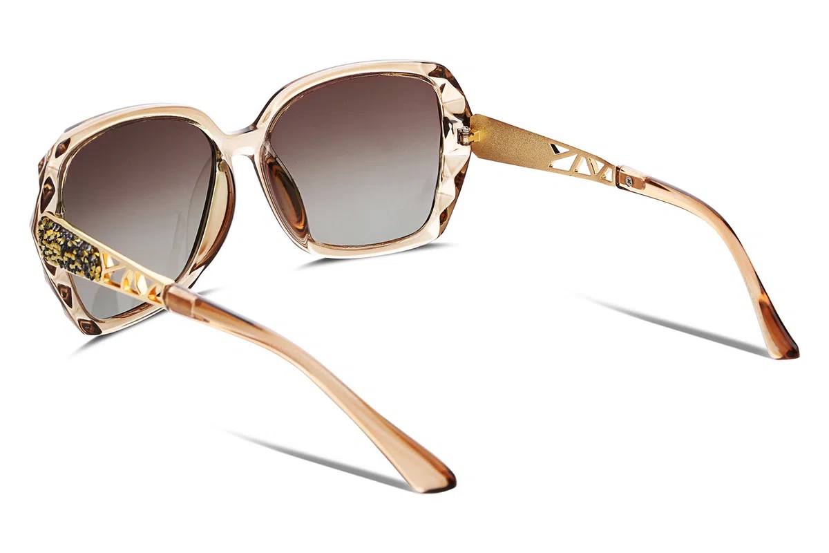 FEISEDY Gafas de Sol Polarizadas Mujer Protección UV400 Moda Clásico Retro Gafas de Sol GrandesTamaño B2289