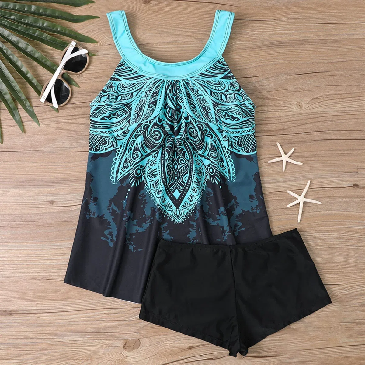 uxxnjfg Tankinis Mujer 2025 Tallas Grandes Bañadores Reductores 2 Piezas Verano Deportivo Sexy Beachwear Playa Natacion Swimsuit