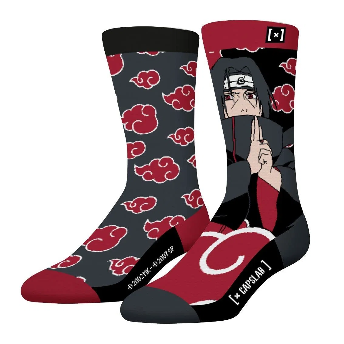 Capslab Calcetines de anime y cultura pop - calcetines chulos con motivos icónicos de Pikachu, Zoro, Sasuke y más