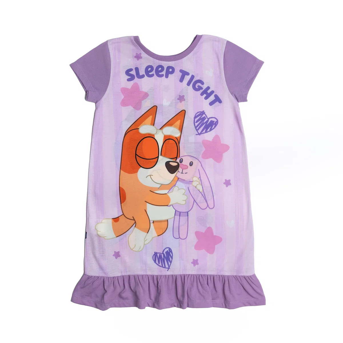 Bluey Camisón reversible y Bingo para niñas