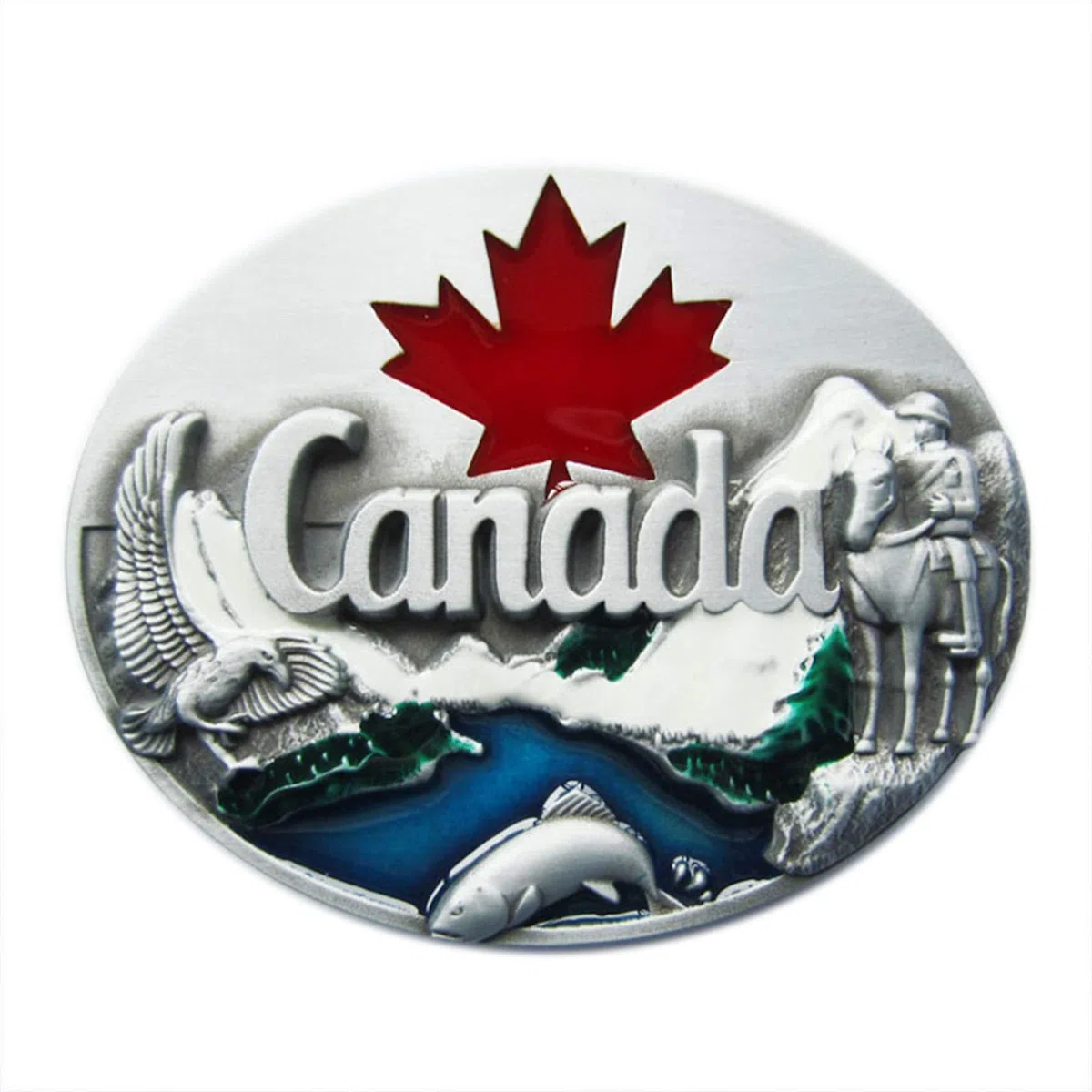 Canada Canadá Entre Buckle Hebilla Cinturón Nuevo
