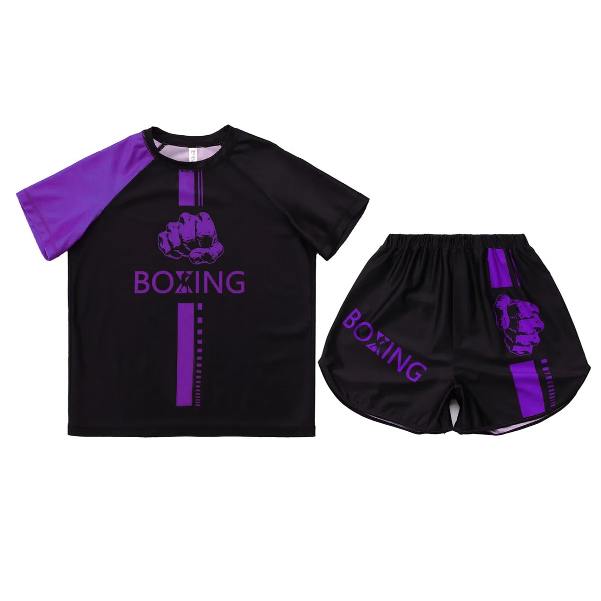Ropa de boxeo para niños, chándal, muay thai, boxeo, pantalones cortos + camiseta artes marciales, artes marciales, artes marciales, artes marciales, artes marciales