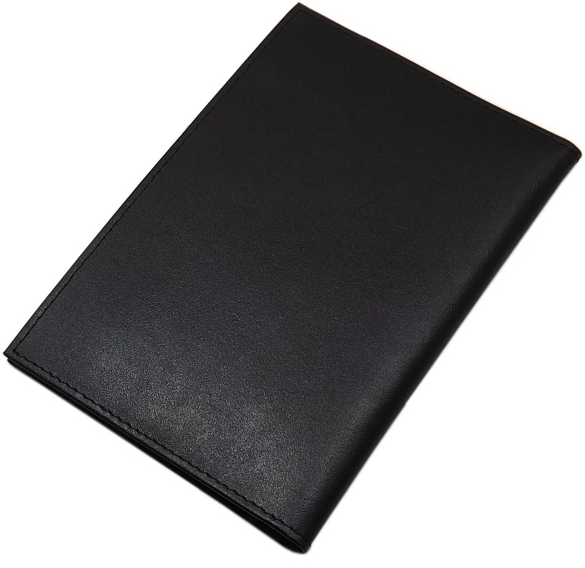 myledershop Cuero de Vaca Tarjetero para documento de Identidad MJ-Design-Germany en Negro