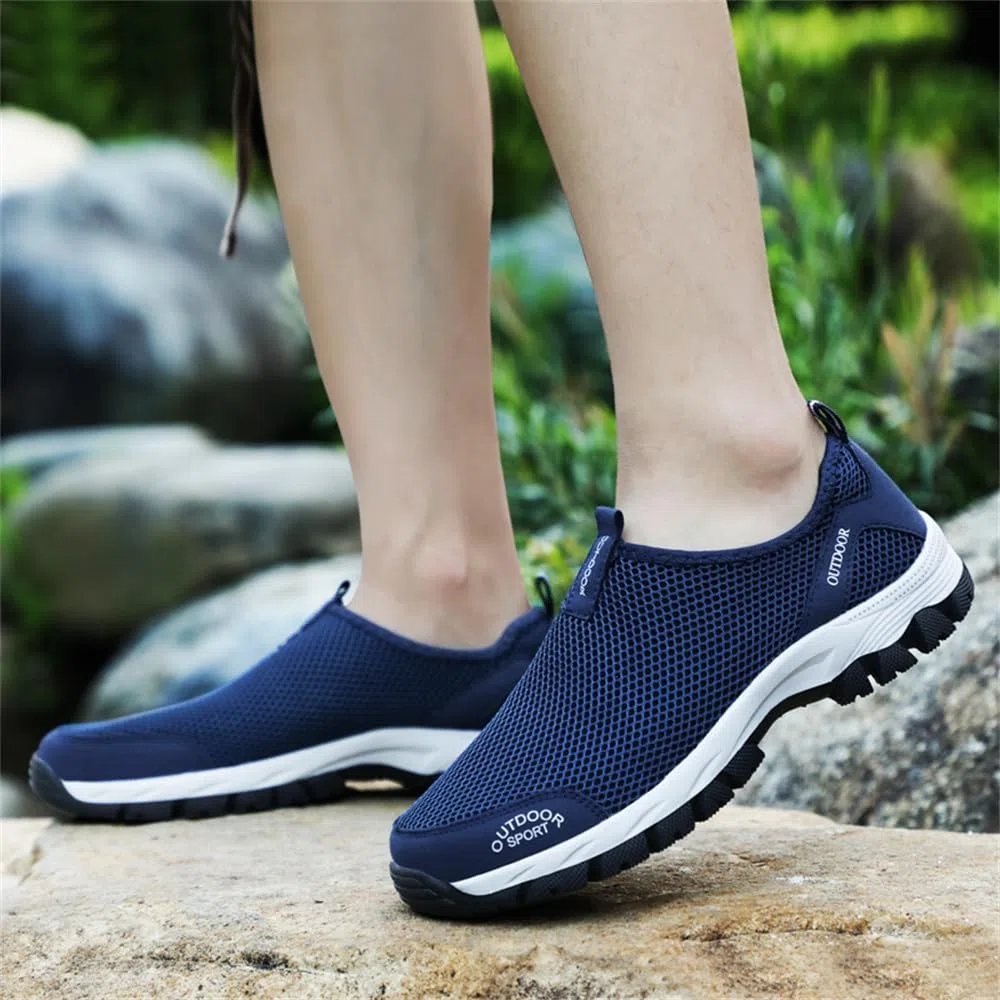 Hixingo Zapatillas Trekking Hombre, Botas Montaña Hombre Mid Waterproof, Simple Moda Zapatillas Senderismo, Pareja Botas de Montaña Adecuado Trekking y Senderismo