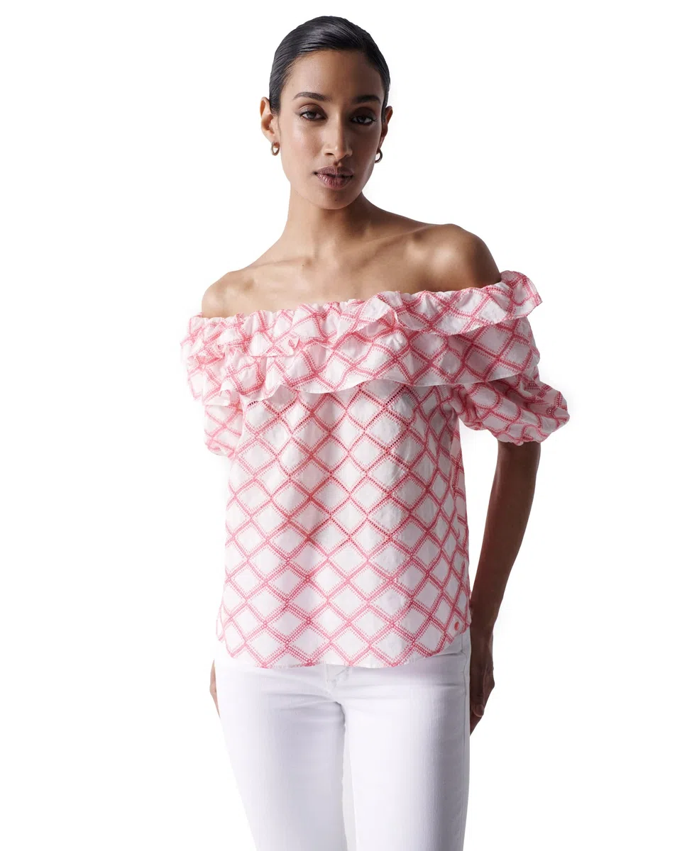 Salsa Blusa con Bordado
