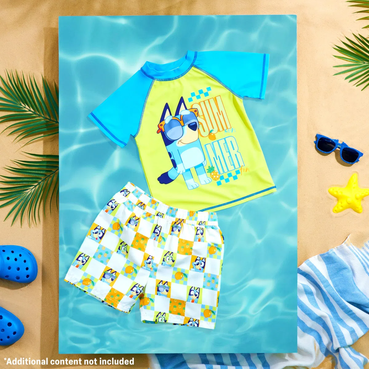 Bluey Conjunto de Baño Niño Bañador 2 Piezas con Bañador Corto y Chaleco Antisarpullidos Regalo