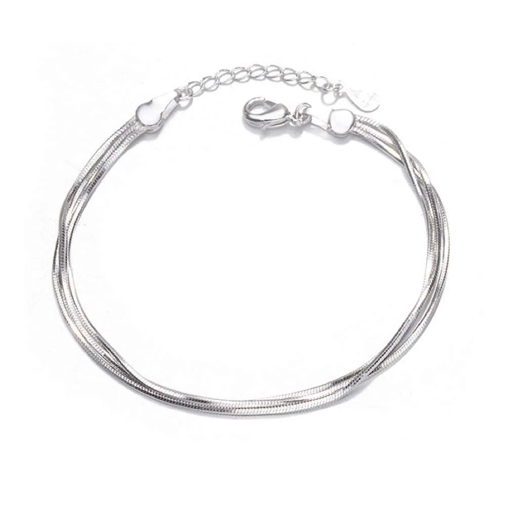 Kim Johanson Tobillera de acero inoxidable para mujer, varios modelos, en plata, con bolas, monedas y circonitas, pulsera para el pie inoxidable y resistente al agua, joya bohemia para mujer