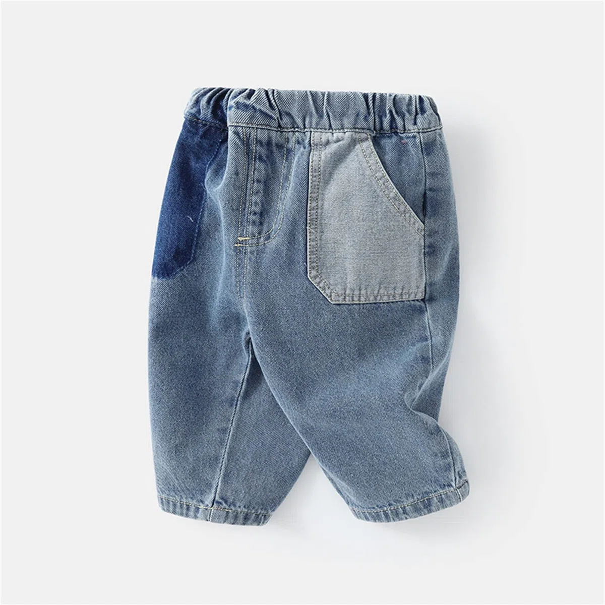 Generisch 2026 Jeans Niño Pequeño Bebé Niños Niñas Patchwork Jeans Pantalones Pantalones Pantalones Trajes Ropa