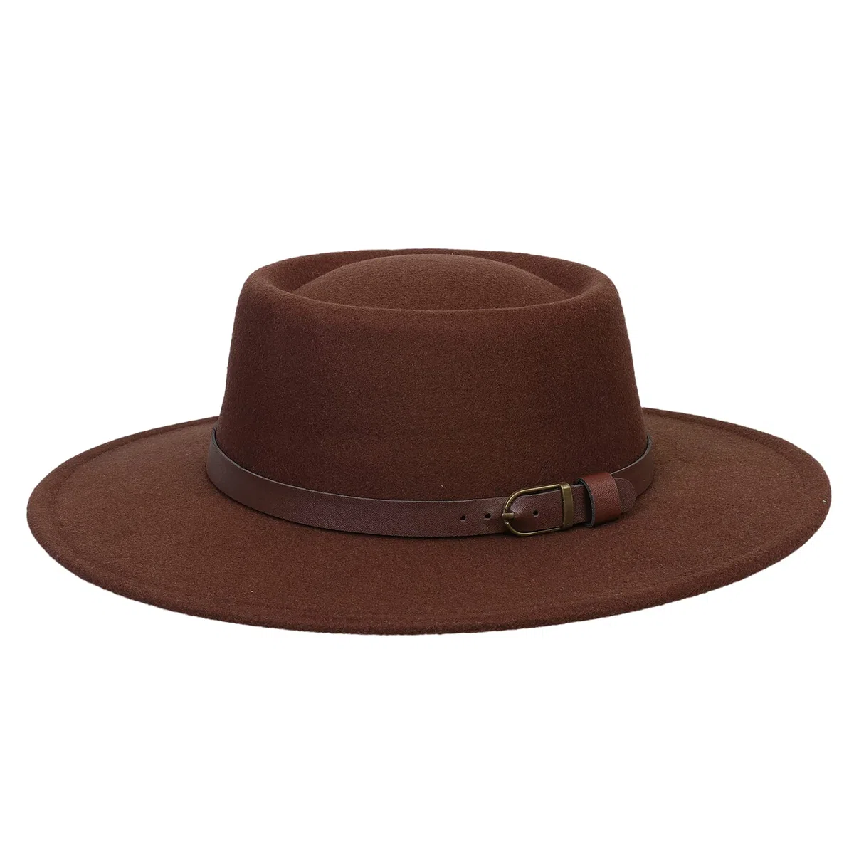 Sombrero de ala ancha vintage Fedora Floppy Sun - Fieltro de lana Playa Princesa Cloche Derby Bowler Iglesia Fiesta Bucket Sombreros
