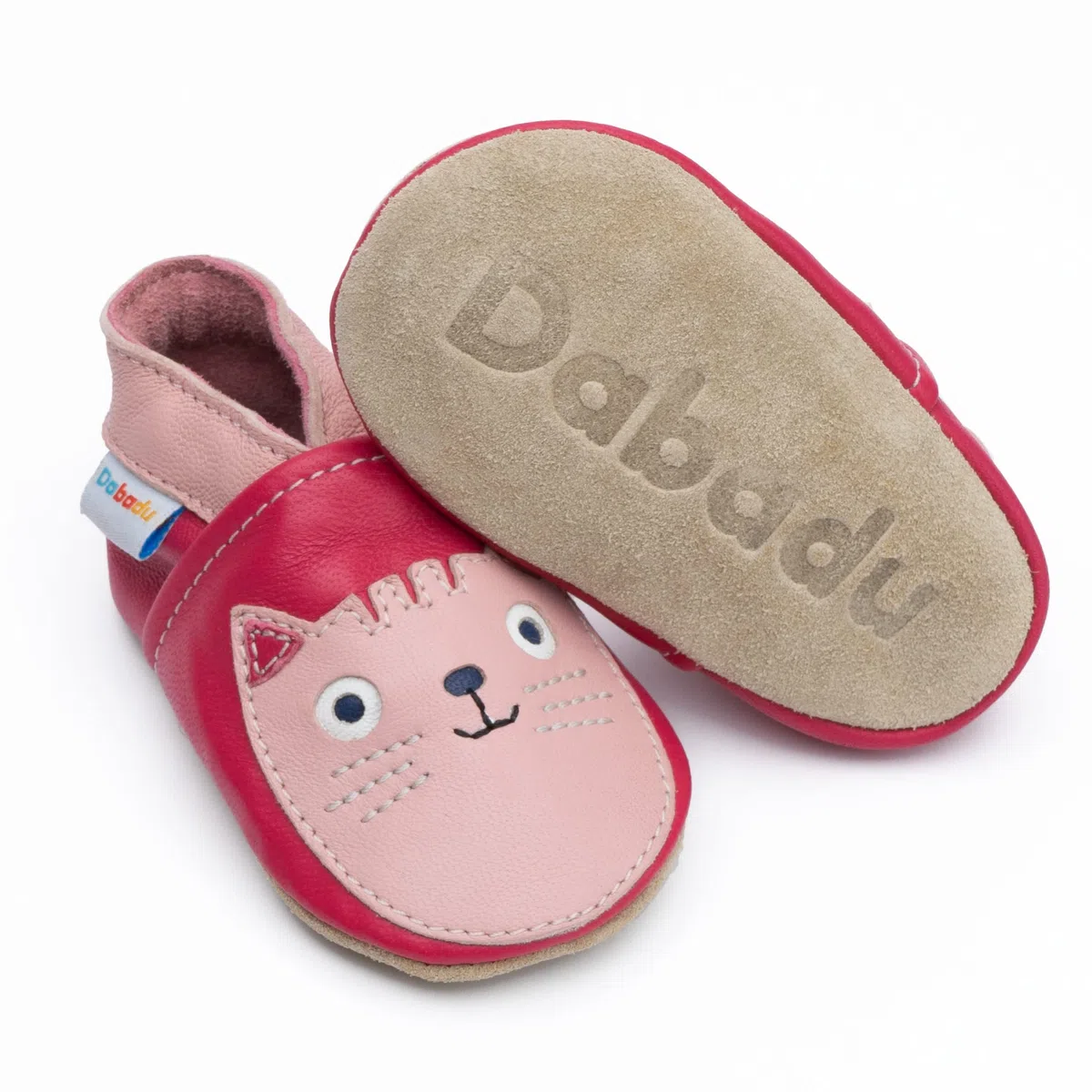 Dabadu Zapatitos Bebe en Cuero con Suela Blanda - Calzado Bebe - Patucos Bebés - Zapatos Primeros Pasos
