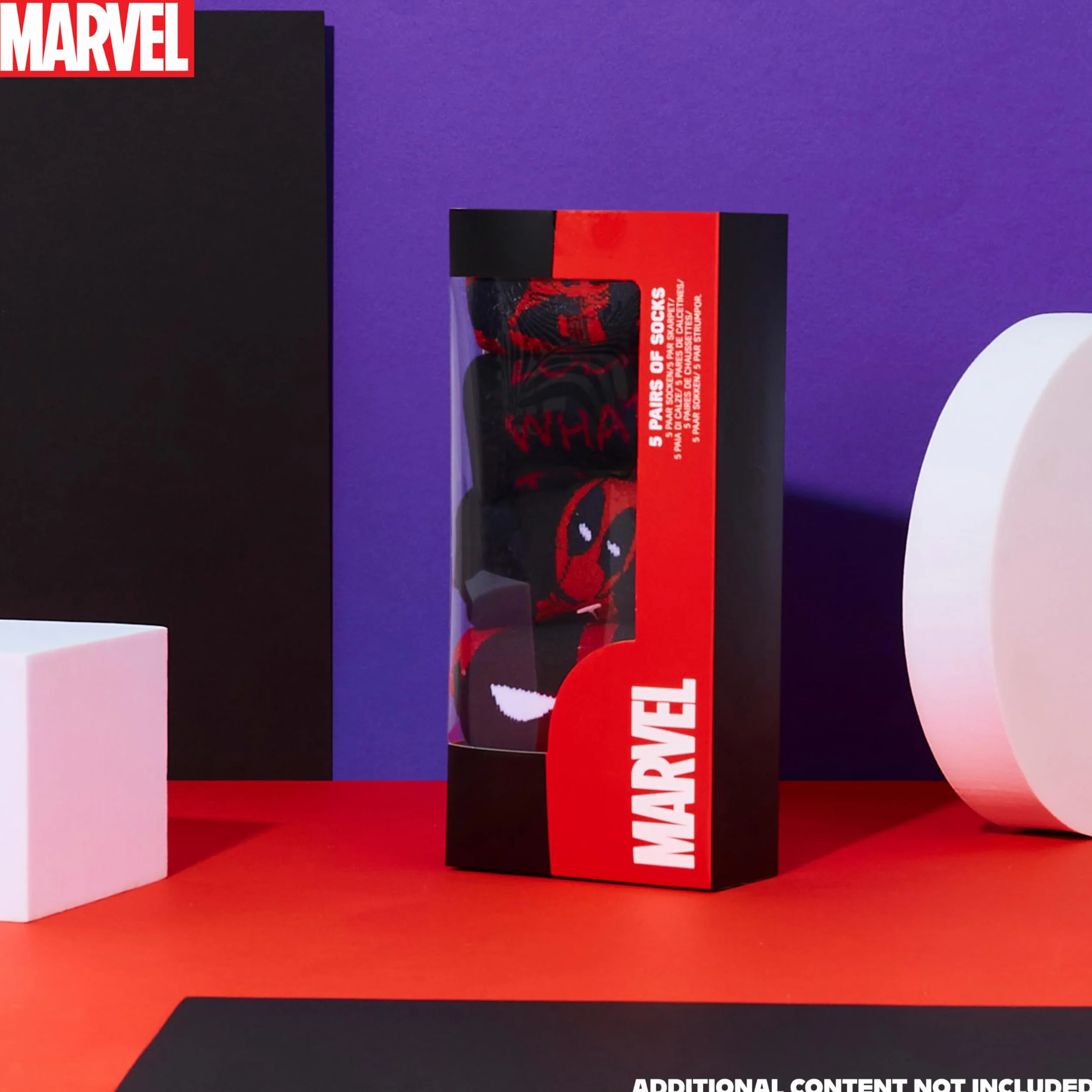 Marvel Calcetines Tobilleros Hombre Talla 40–45, Pack De 5 Transpirables, Regalo Para Fans De Superhéroes