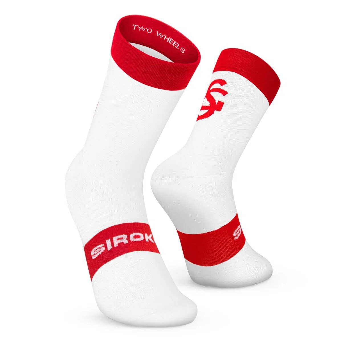 SIROKO Calcetines ciclismo Real Sporting de Gijón x SC S1 Rojo Blanco