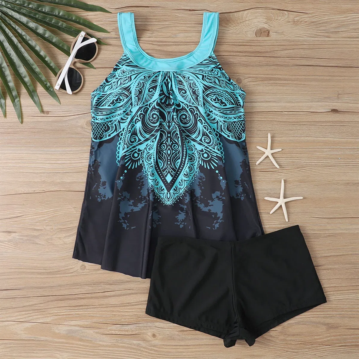 uxxnjfg Tankinis Mujer 2025 Tallas Grandes Bañadores Reductores 2 Piezas Verano Deportivo Sexy Beachwear Playa Natacion Swimsuit