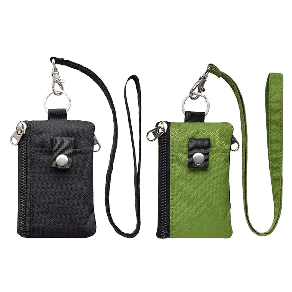 2 Piezas De Billetera De Viaje, con Protección Antirrobo RFID, Bolsa para El Pecho con Llavero Cole Y De Cuerda, Adecuada para Tarjetas De Identificación Y Pasaportes.