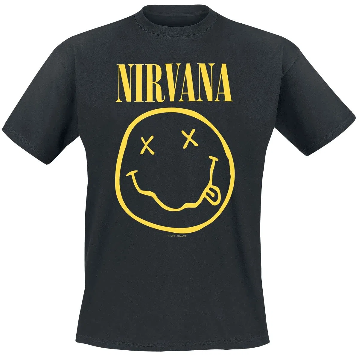 Live Nation - Camiseta con Estampado con Estampado con Cuello Redondo de Manga Corta para Hombre
