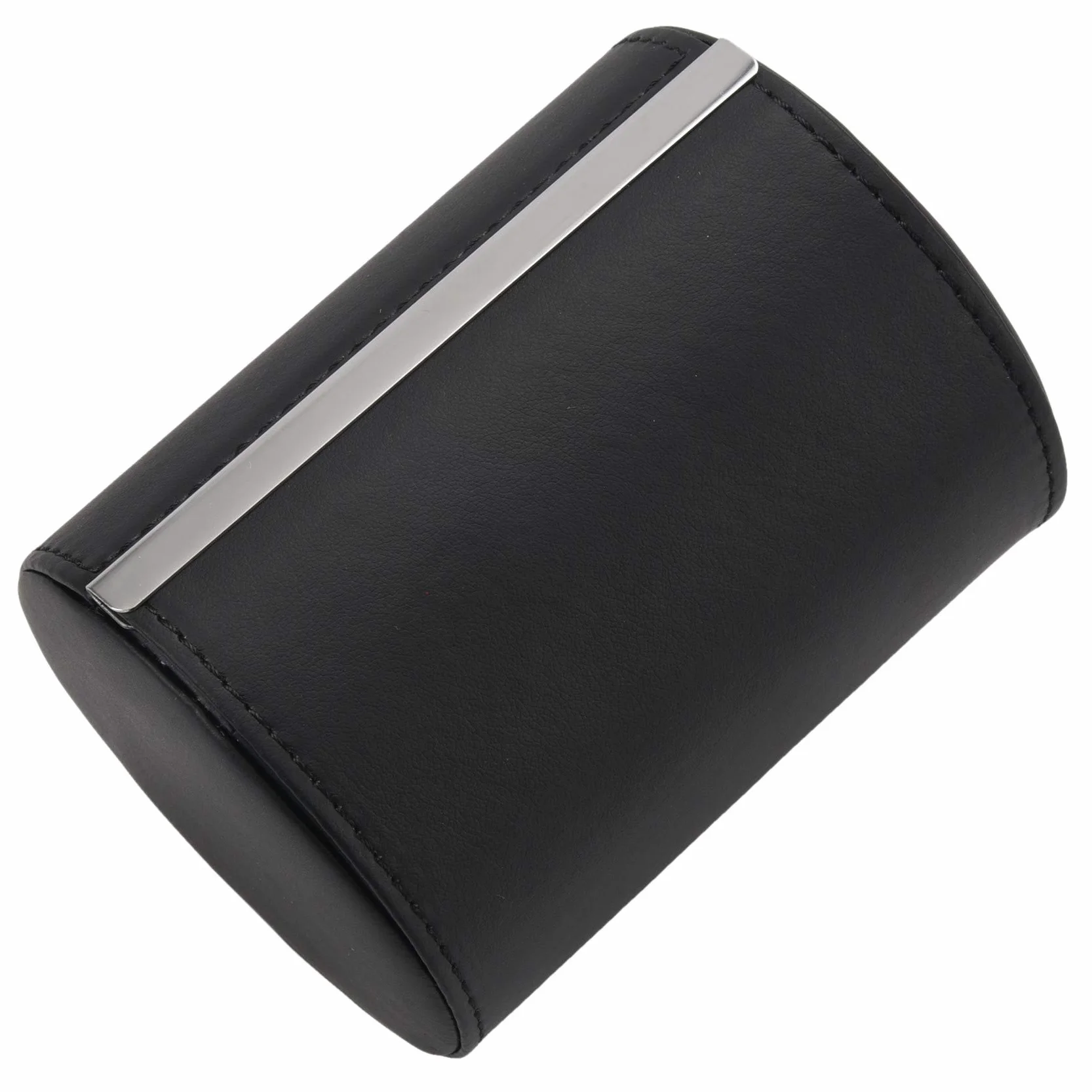 Caja de Almacenamiento de Corbata Negra Caja de Regalo de Viaje Forma del Cilindro