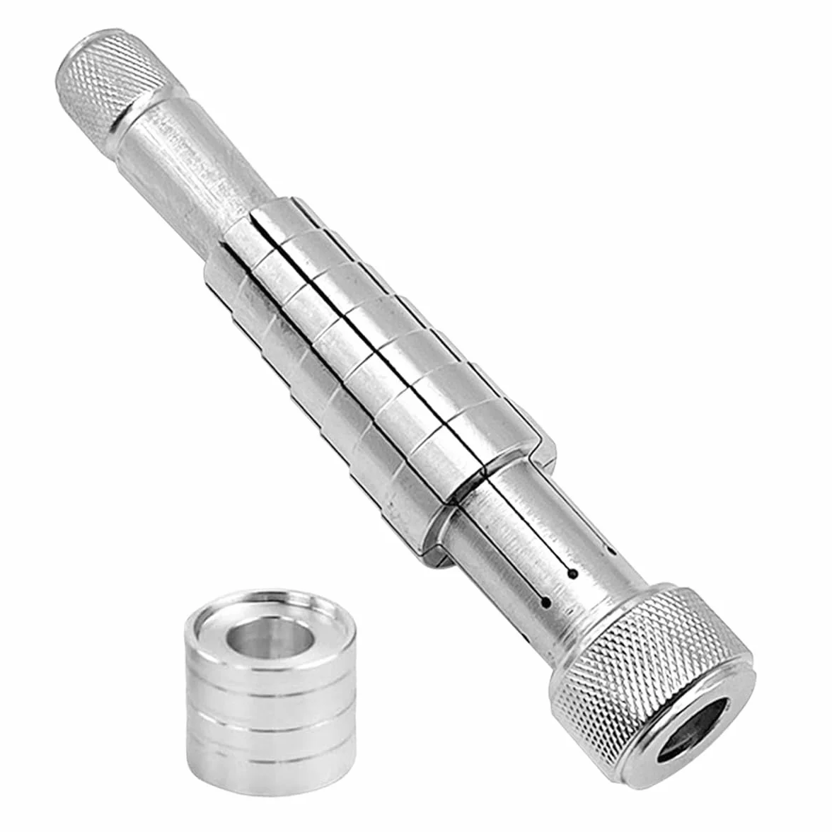 Ensanchador de anillos Medidor de anillos de boda Medidor de anillos de boda para estirar y agrandar Medidor de anillos y bandas Herramienta de reparación de joyas Lupa de 17-24 mm