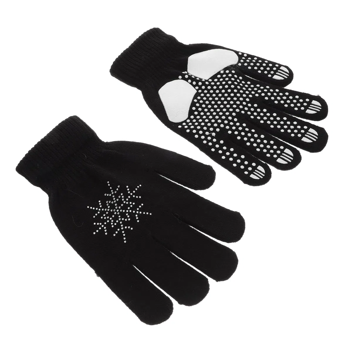 GALPADA Guantes De Patinaje sobre Hielo para Niños Y Niñas con De Nieve Y Imitación, Cálidos Guantes Esquí Invierno, Accesorios Patinaje Artístico Ideales para