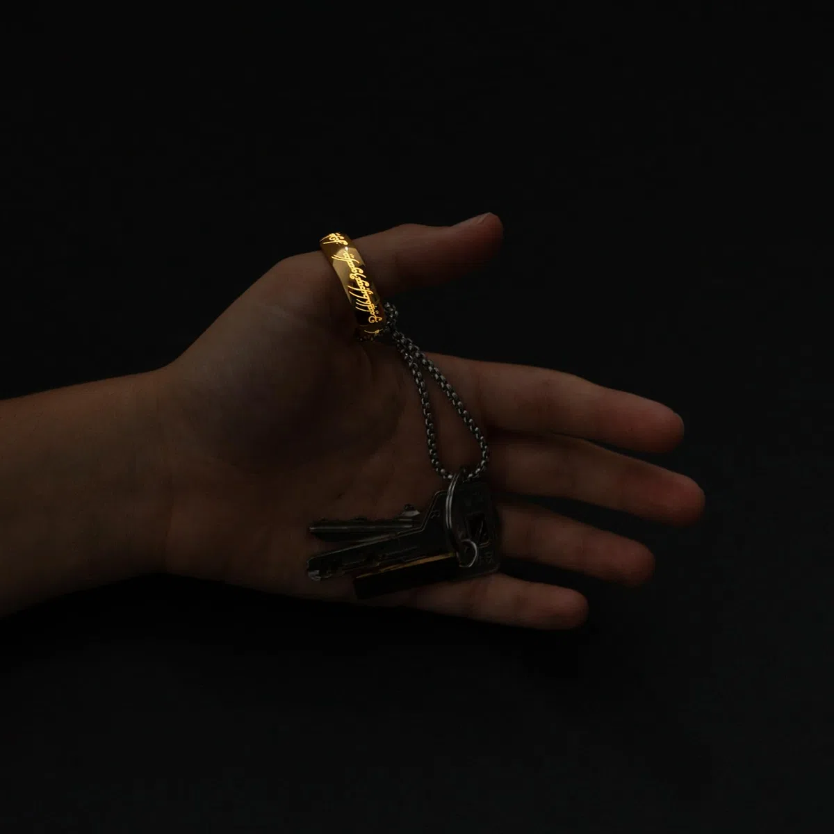 Grupo Erik Llavero El Señor de los Anillos, Anillo único - Llaveros originales Tolkien : Portallaves casa | Regalo El Señor de los Anillos, Merchandising Oficial