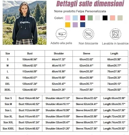 Sudadera con capucha personalizada, sudaderas a juego para parejas con foto y texto, diseño de doble cara, sudaderas personalizadas para mujeres/hombres, regalos de cumpleaños para novio y novia, S