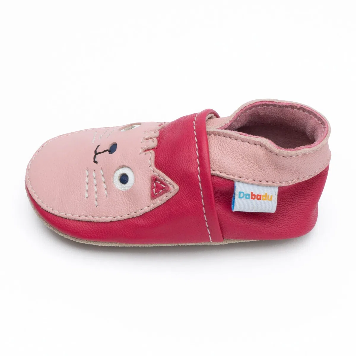 Dabadu Zapatitos Bebe en Cuero con Suela Blanda - Calzado Bebe - Patucos Bebés - Zapatos Primeros Pasos