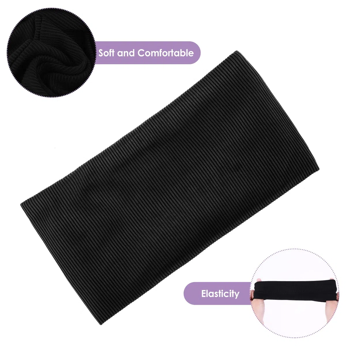 WLLHYF 2Pcs Sports Headbands Kids Athletic Sweatbands Elastic Breathable Wicking Hairband Football Headbands Sweat Absorbing Workout Headbands for Youth Boys Girls Basketball Running Exercise