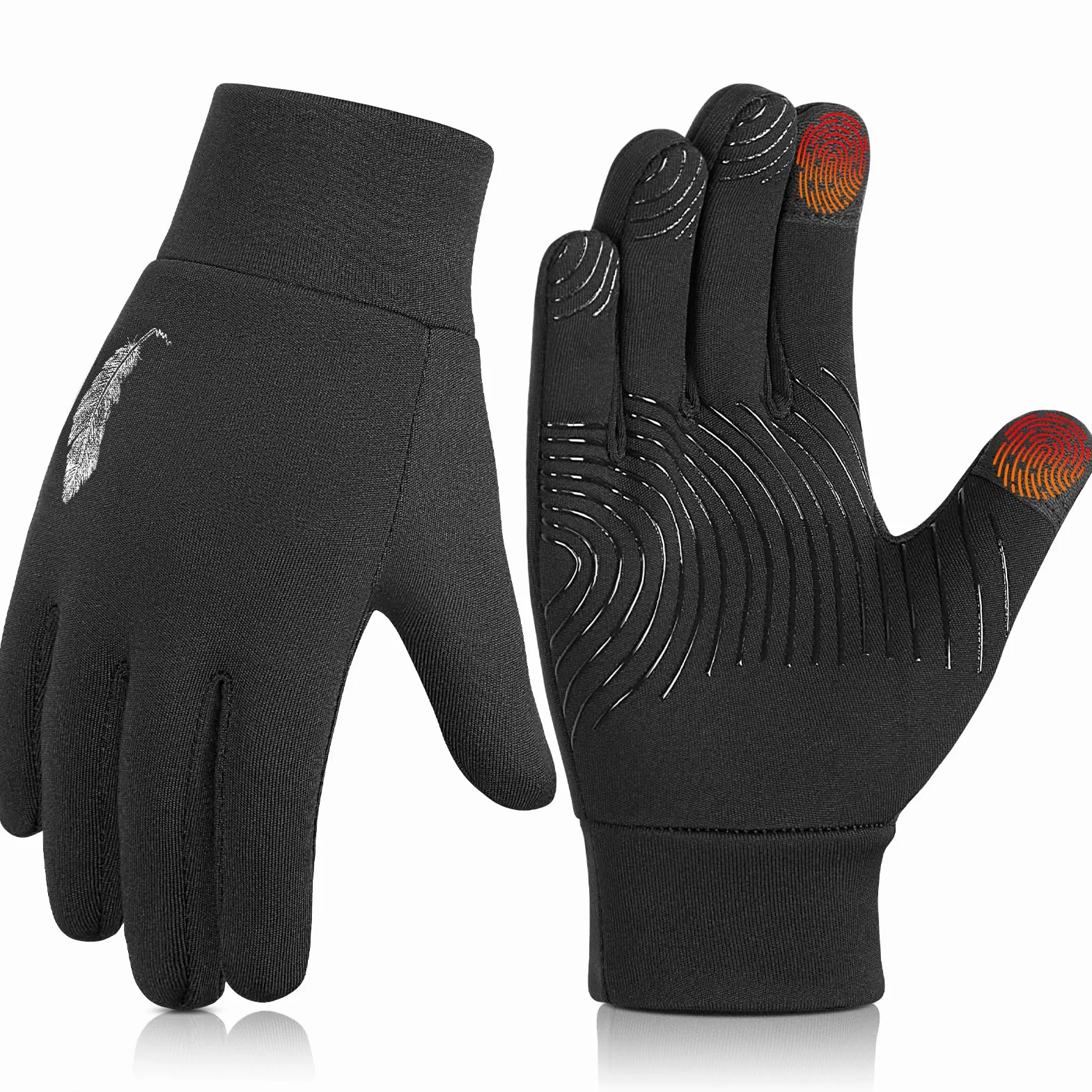 OOPOR Guantes de Deporte de Invierno para niños – Pantalla táctil Antideslizante térmica Guantes cálidos para niños y niñas, Ciclismo, equitación y fútbol de 4 a 12 años