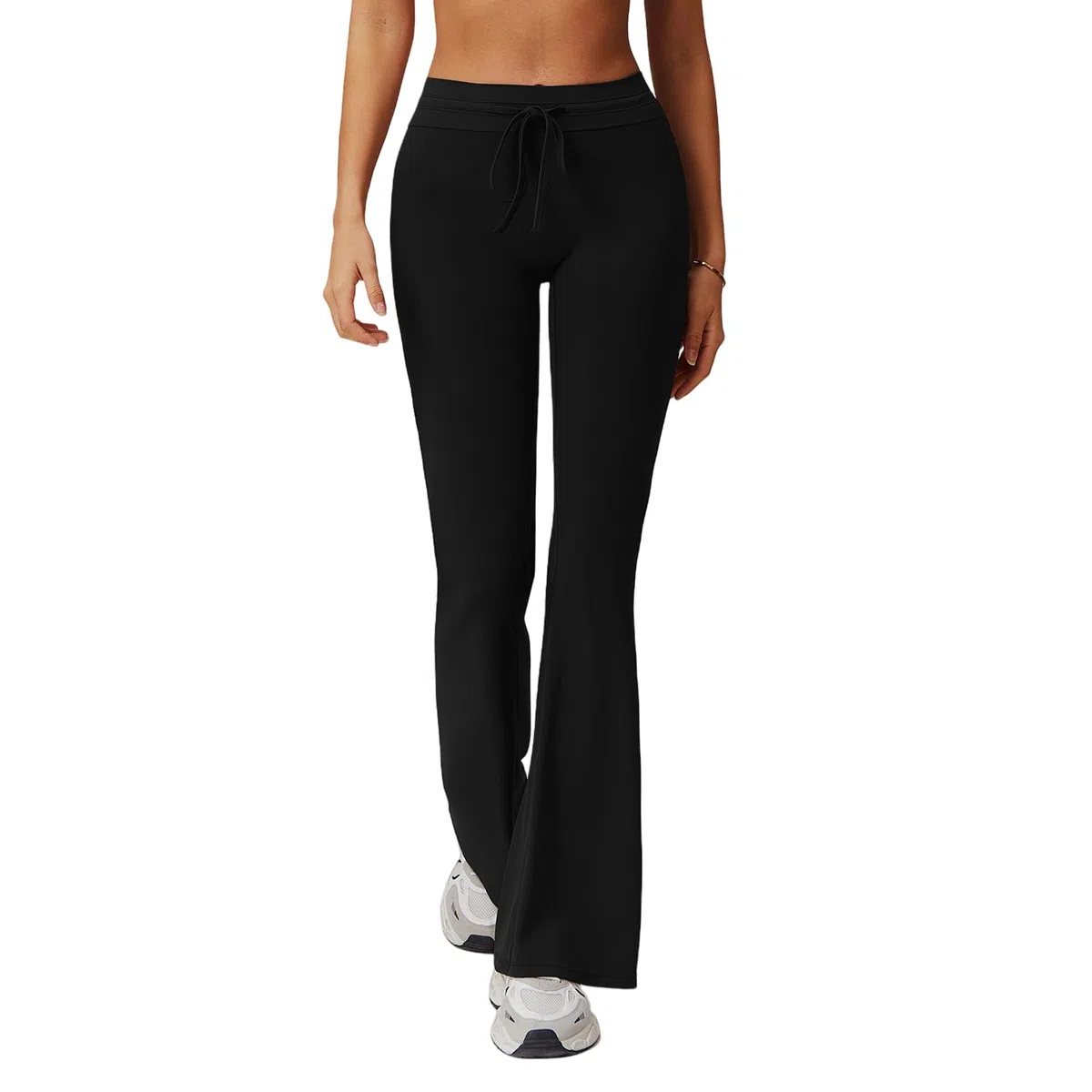 Pantalones de golf para mujer, de cintura alta, elásticos, para viajes, atletismo