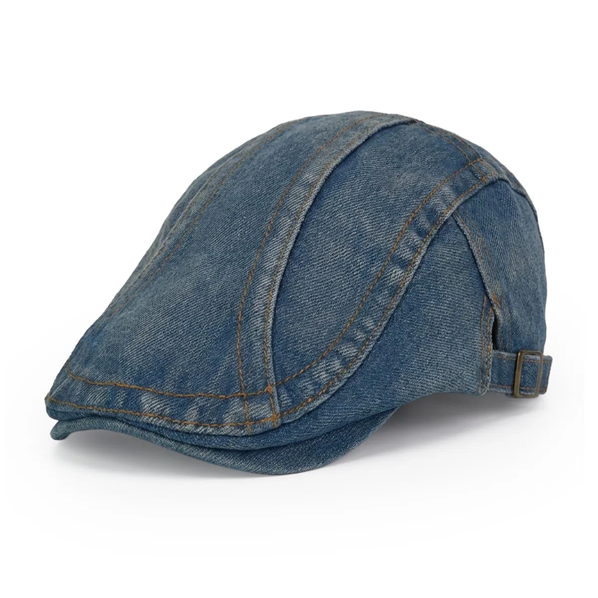 Gorro deslizador para hombre, vaquero de algodón, boina, boina, unisex, gorra plana, gorra Ivy Newsboy Cabbie Gorras de conducción