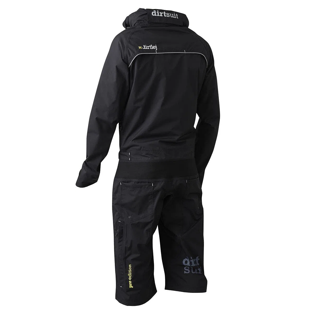 Onesie Dirtsuit Pro negro/amarillo