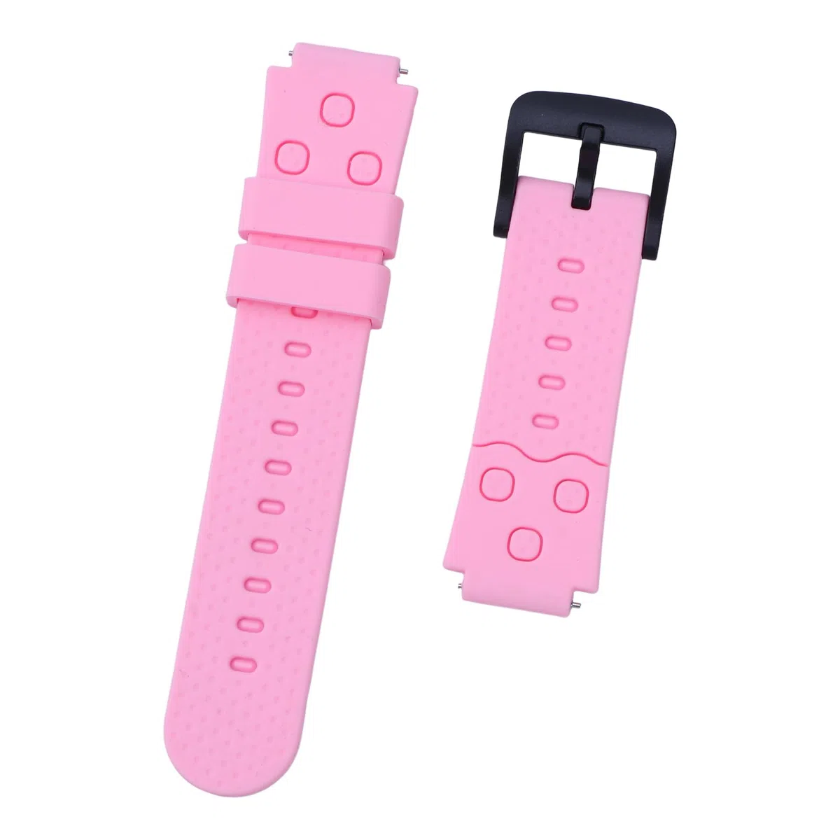 Correa de reloj de silicona ajustable de 16 mm de ancho para niños, correa de reloj impermeable de repuesto