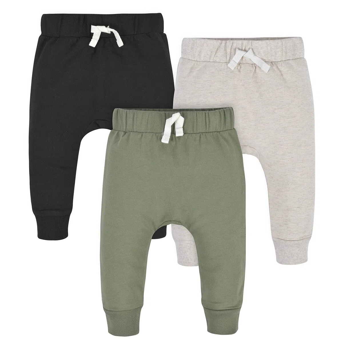 Gerber antalones Deportivos para bebés niños pequeños (Paquete de 3)
