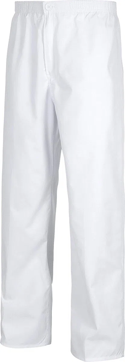 Workteam Pantalón Sanitario, cintura elástica, bragueta de cremallera. Unisex
