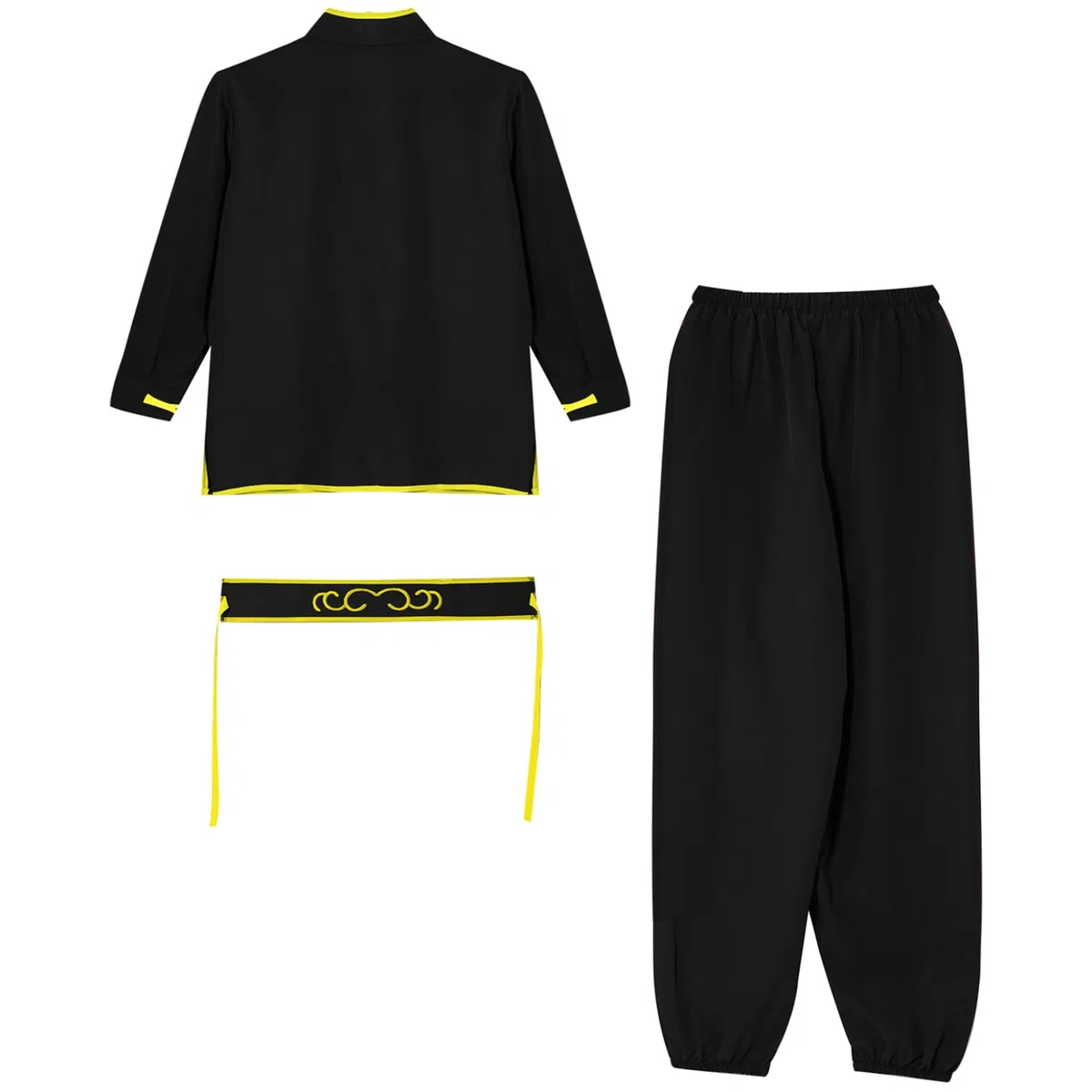 Runhomal Conjuntos Artes Marciales Ropa Unisex Niños Niños Niñas Uniformes Tradicionales Chino Tai Chi Chino Kung Fu