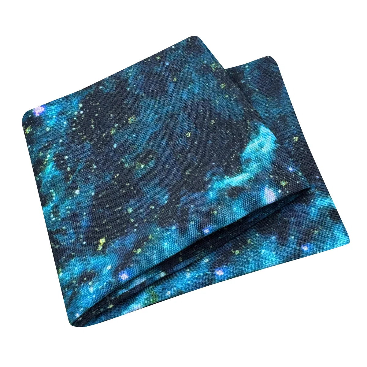 Wollhuhn Cinta elástica ecológica para niños/niñas, cómoda de dos capas, muchos diseños (azul espacio/verde)