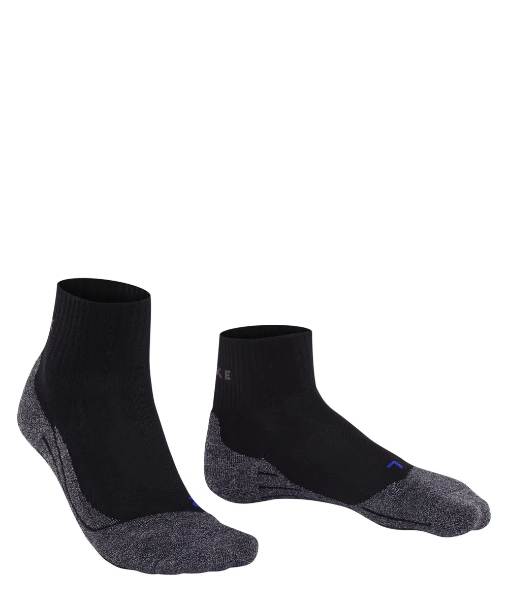 FALKE mujer TK2 Cool Short calcetines para senderismo amortiguación media antiampollas efecto refrescante vegano de corte bajo secado rápido transpirable lyocell hilo funcional 1 par
