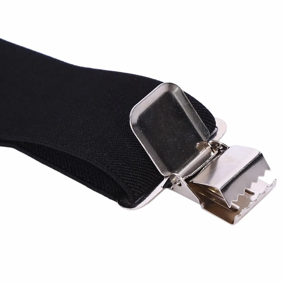 Tirantes anchos elásticos para hombre de los 50MM de las tirantes X forma los apoyos elásticos ajustables del pantalón con los clips del metal