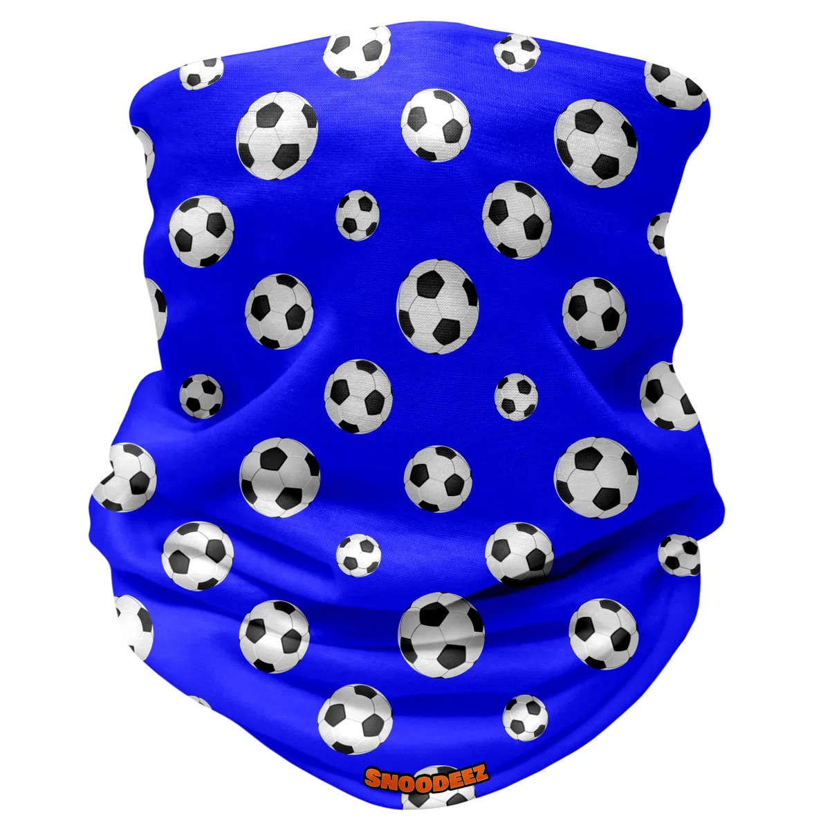 Diadema multifuncional de fútbol para niños, azul real, Taille unique