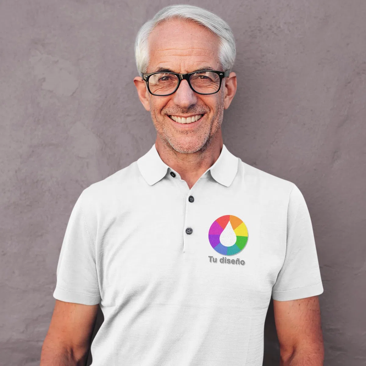 Genérico Polo Personalizado - Personalizable con tu Logo y Textos (Pecho Izquierdo) · A Todo Color · Calidad Serigrafía