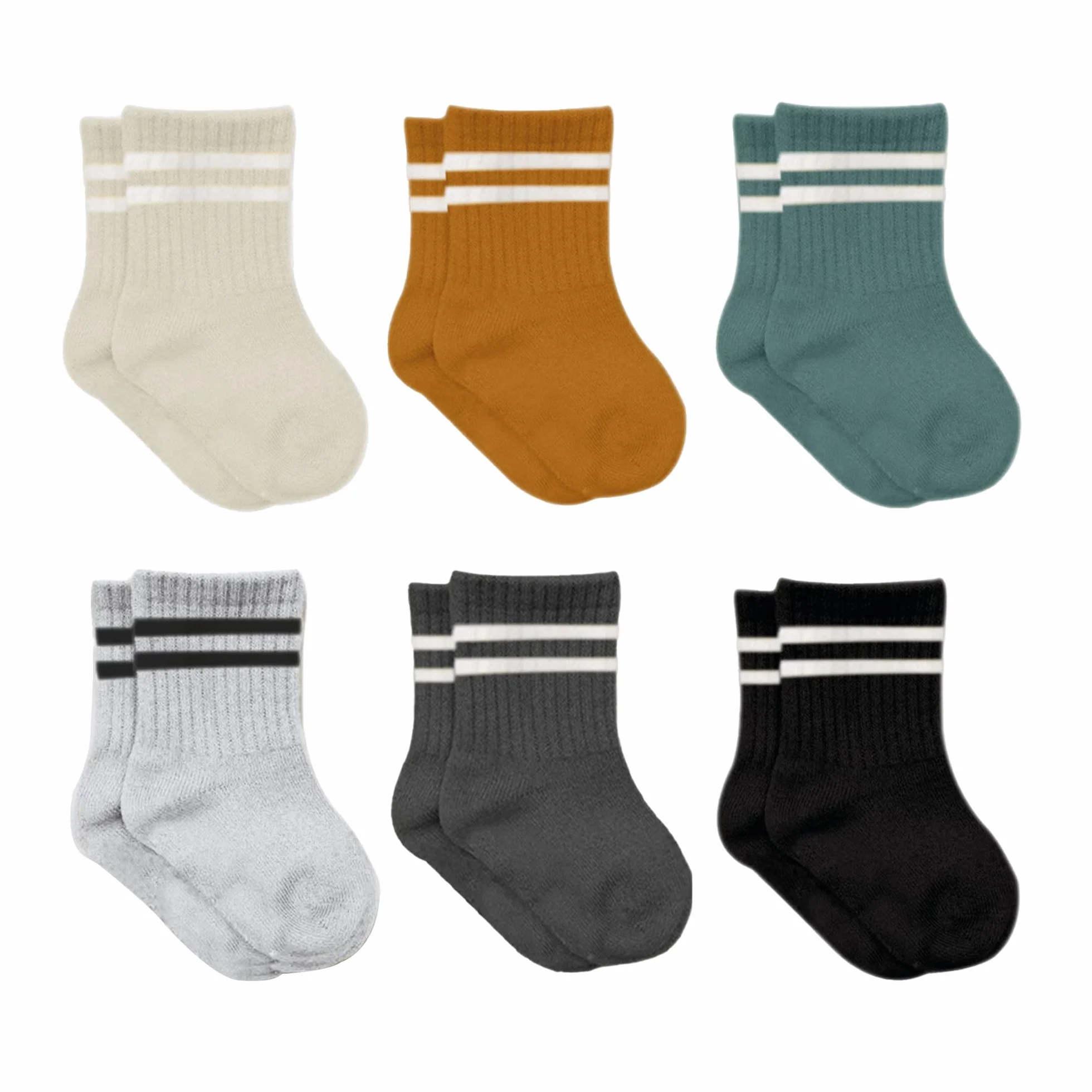 bistyle 6 pares de calcetines de bebé de algodón para recién nacidos de 0-3 meses a 2-3 años | Calcetines perfumados para bebés | Calcetines para niños y niñas