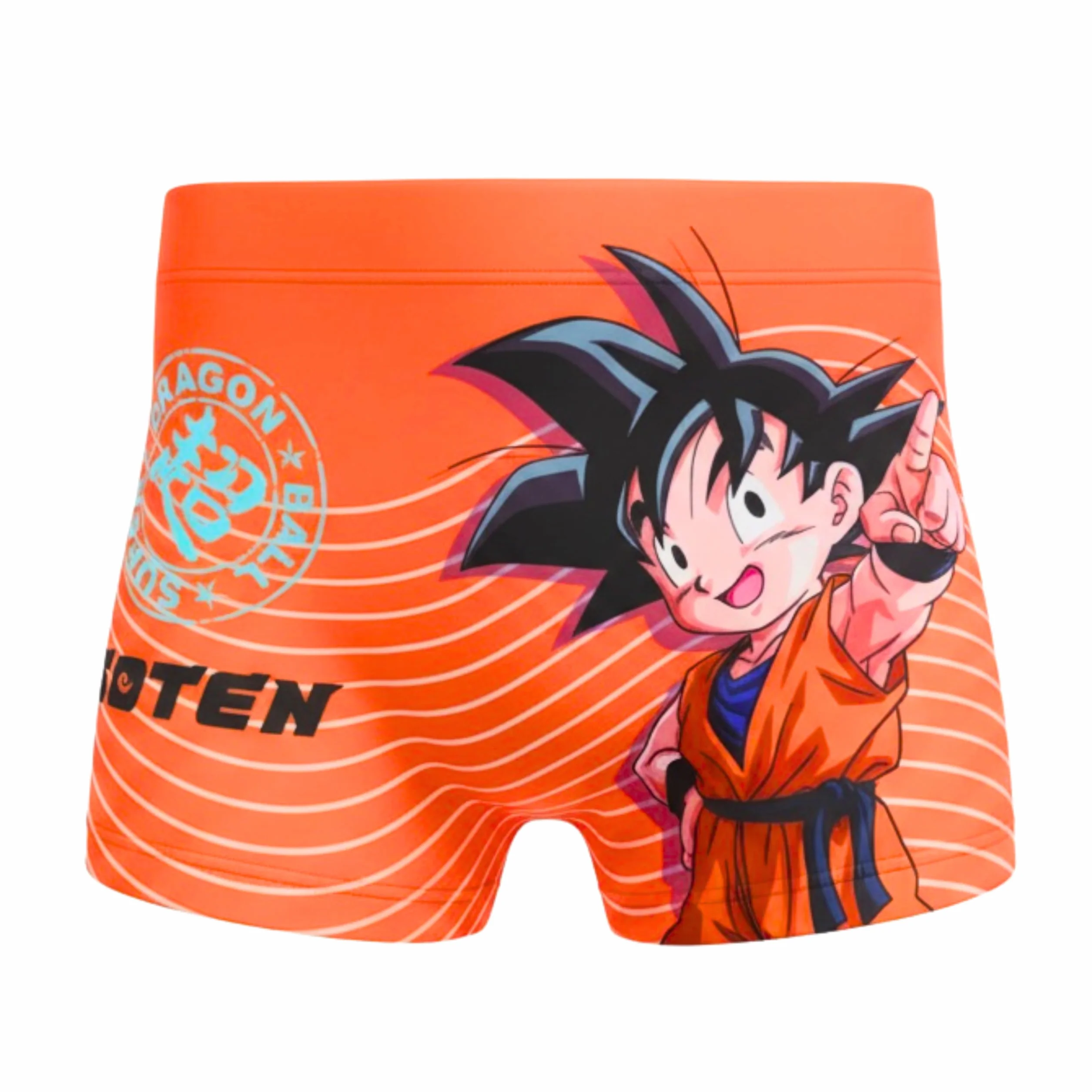 Dragon Ball Z Bañador para Niño, Shorts de Baño Boxer, Bañador de Natación Infantil, Tallas 4 a 12 Años