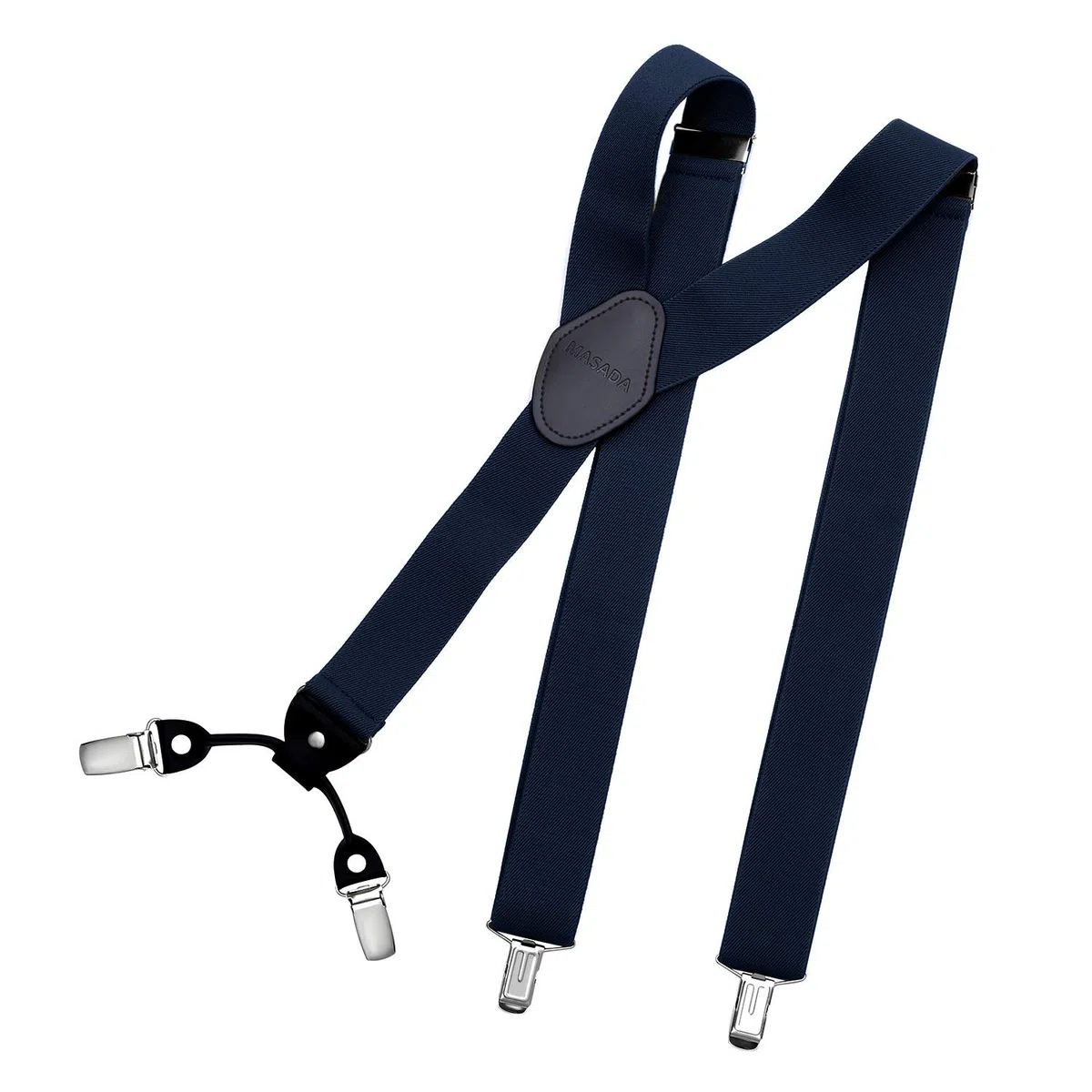 MASADA tirantes calidad fabricados a mano, con cierres resistentes y ajustes continuos con anchura de 3,5 cm para tallas de hasta 195 cm