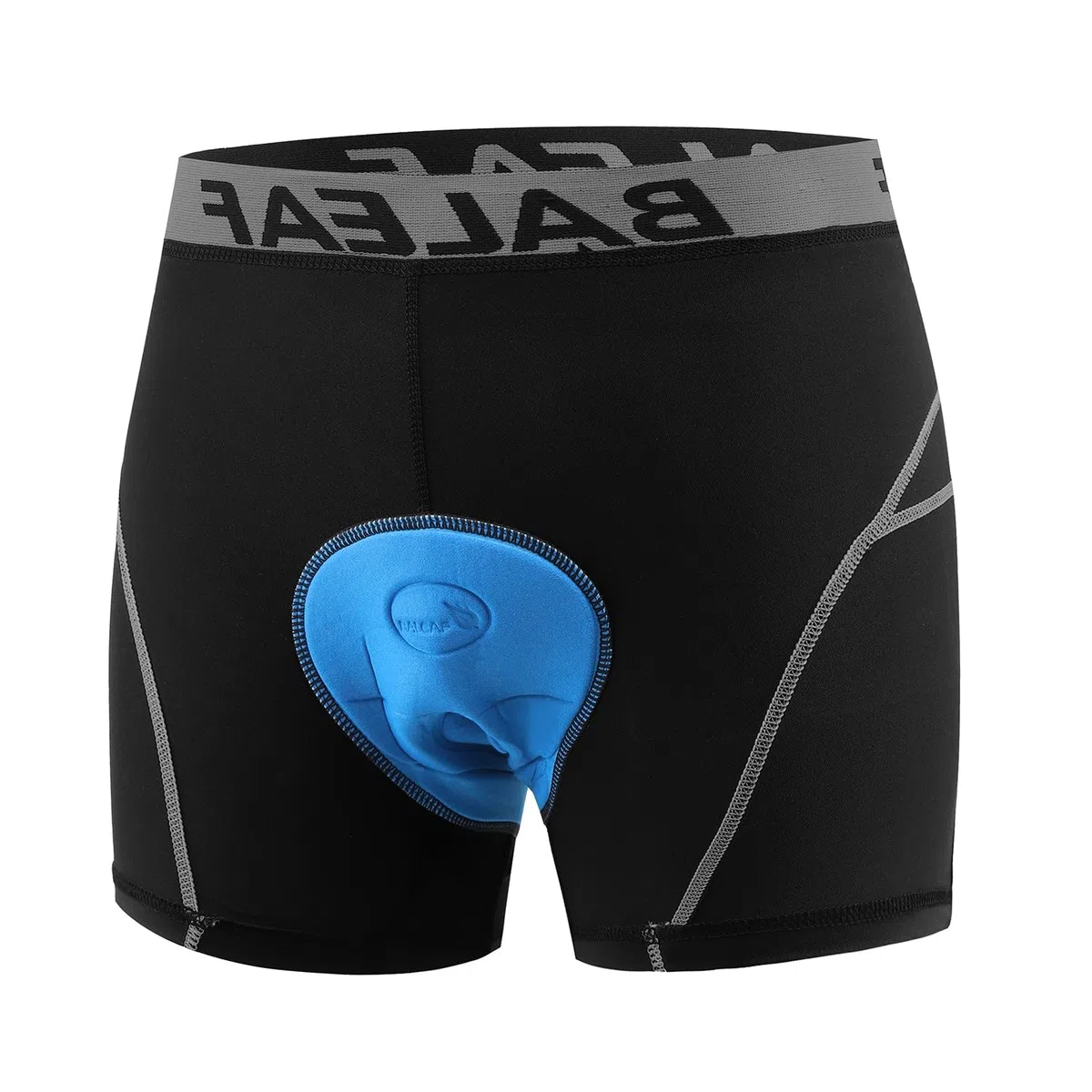 BALEAF Pantalones Cortos de Bicicleta Acolchados 3D para Hombres Acolchados de Ropa Interior de Ciclismo Acolchados de Ropa de Ciclismo de montaña Acolchados de Ciclismo de rotación Gris XL