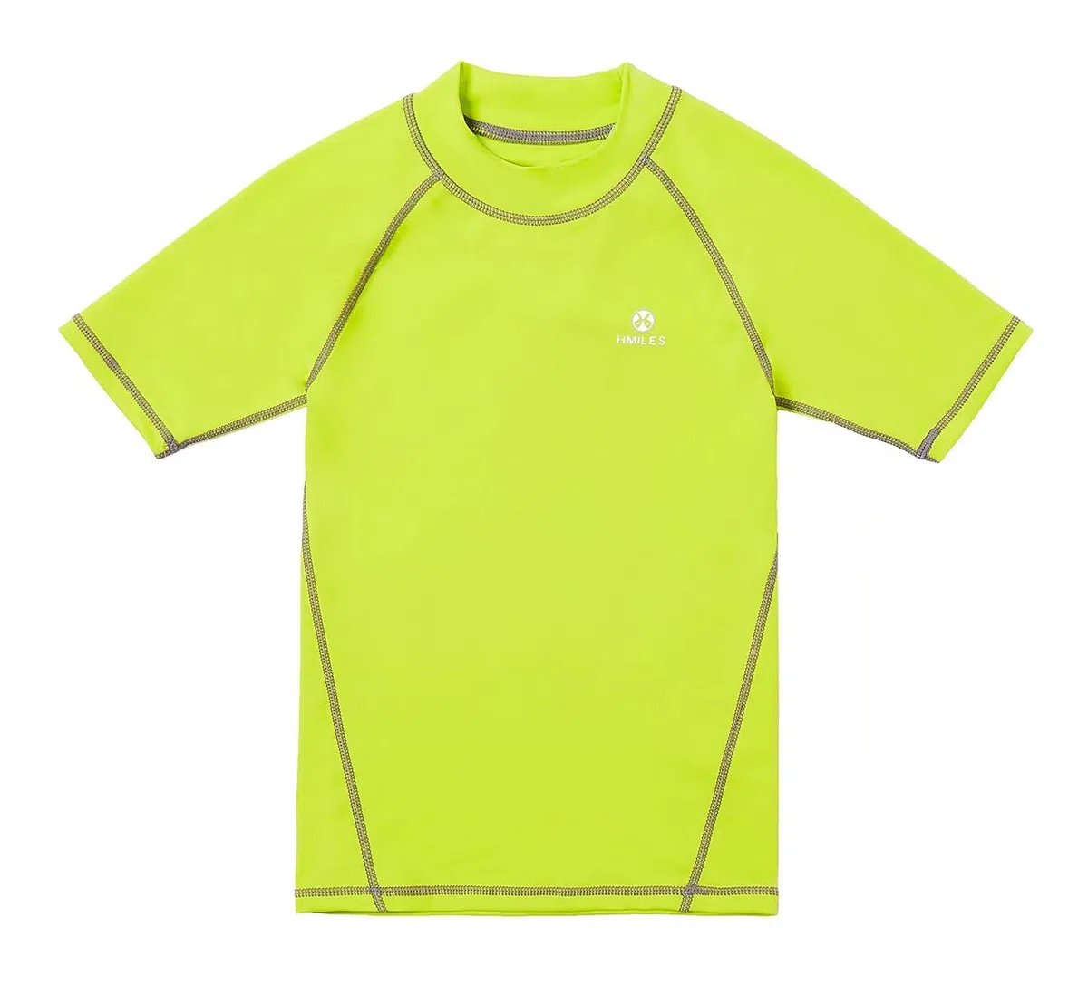 HMILES Short-Sleeve Rash Vest Kids - UPF Boys Girls Rash Guards Swim Top Quickdrying Childs Surf Shirt Wet Top Beach Water Sports Swimwear
