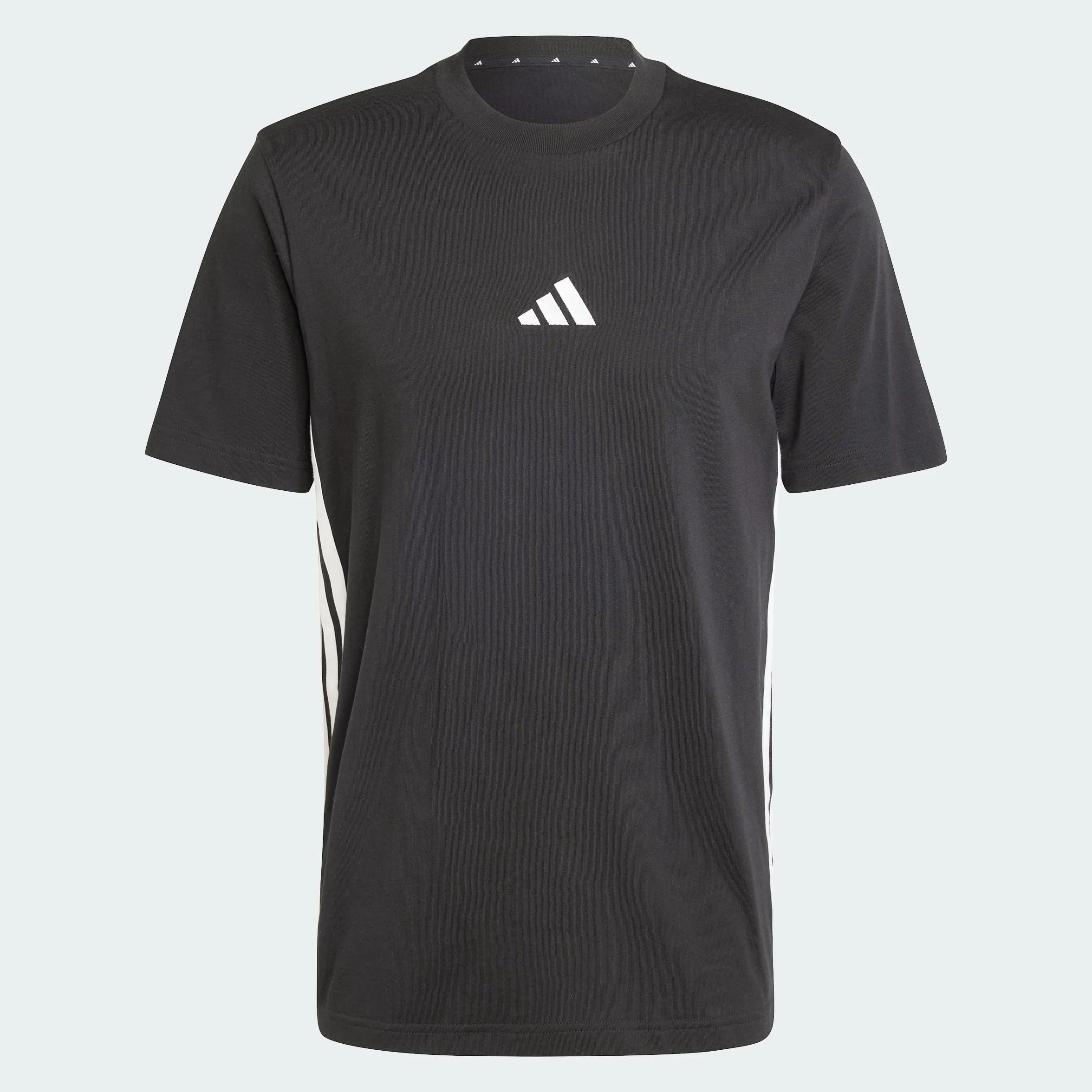 Adidas Hombre Essential Three Stripes Single Jersey Tee
