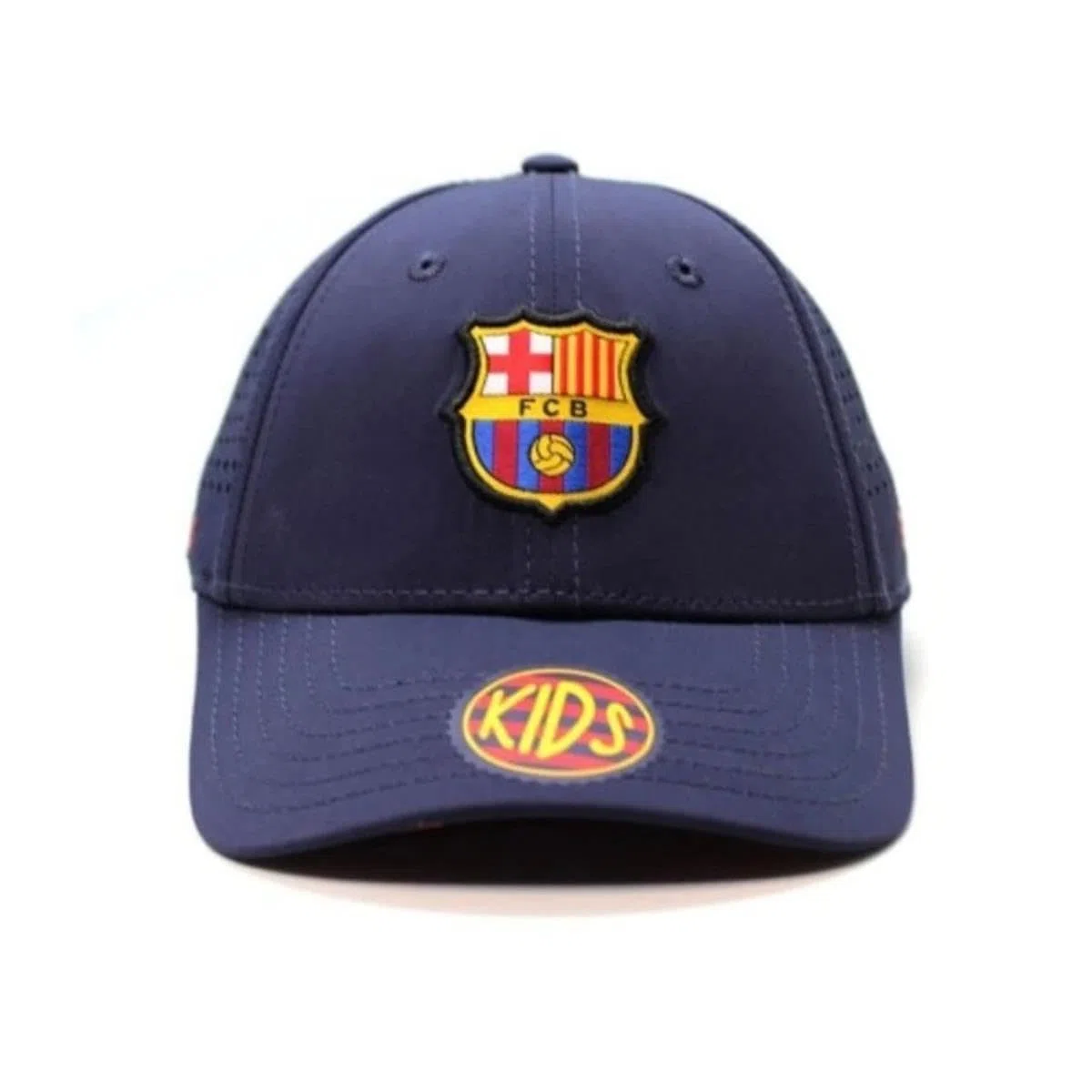 roger Gorra FCB BARÇA 1º Equip 19-20 Talla de niño 54 cm. Color Marino