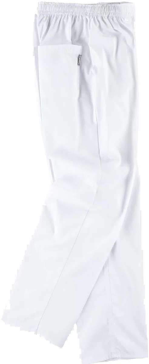 Workteam Pantalón Sanitario, cintura elástica, bragueta de cremallera. Unisex
