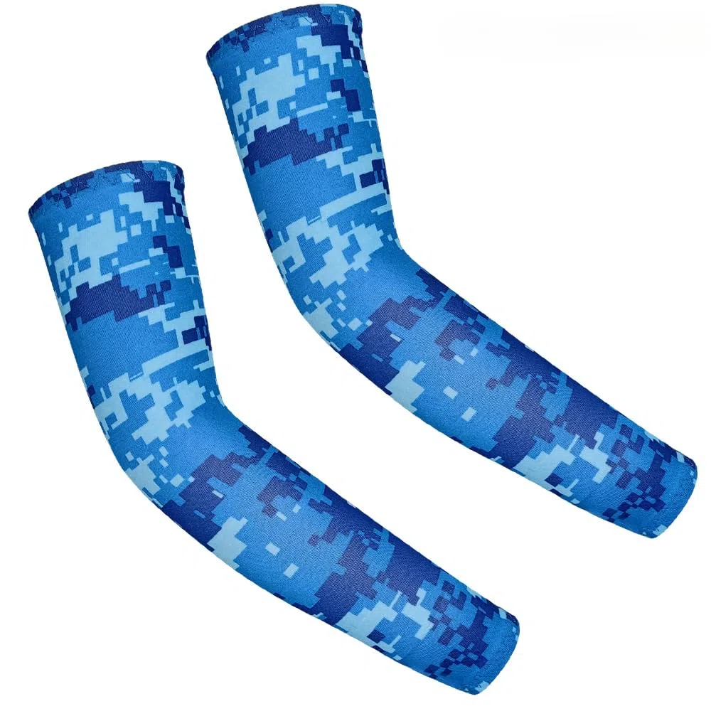 3 pares de calentadores de brazo para niños de 3 a 15 años, protección solar UV, protección solar de enfriamiento, cubierta de compresión para brazos, mangas unisex, para niños, niñas